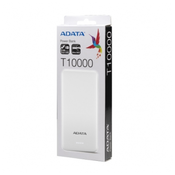 AData prijenosna baterija PowerBank AT10000, 10000 mAh, bijela