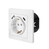 shumee LogiLink 18W USB-C napajalnik, vgradna električna vtičnica, bela