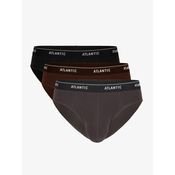 Briefs Atlantic 3MP-157 A3 S-2XL graphite-black-chocolate 088