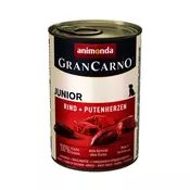Animonda GranCarno Junior, govedina in puranja srca – v konzervi 800 g (82768)