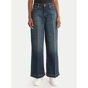 Guess Jeans Jeans hlače W5BA2Z D5RAB Mornarsko modra Wide Leg