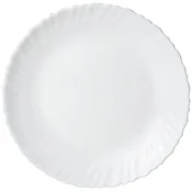 KING Hoff Stekleni krožniki Opal, bel, set 18 kosov