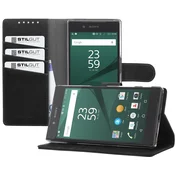 StilGut preklopna torbica “Talis” za Sony Xperia Z5 – funkcija stojala, denarnica, vintage PU usnje