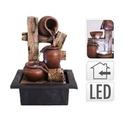 ProGarden Notranja fontana KO-795202250amf4 z LED osvetlitvijo 4 amfore