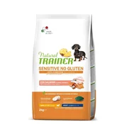 Natural Trainer Sensitive No Gluten Adult Mini - losos 3 x 2 kg