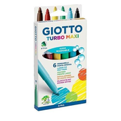Flomasteri Giotto Turbo Maxi 6 - Flomastri Giotto Turbo Maxi 6 Šifra: 802035