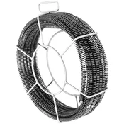 Set za čiščenje cevi spirale 5 x 2,3 m/ O 16 mm + 1 x 2,4 m/ O 15 mm