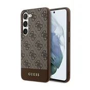Guess GUHCS24MG4GLBR S24+ S926 brown hardcase 4G Stripe Collection (GUHCS24MG4GLBR)