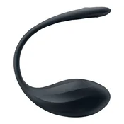 Satisfyer Stimulator G-točke Ribbed Petal črne barve
