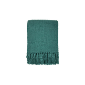 Malagoon Posteljna pregrinjala Rhinestone green throw Zelena