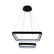 Brilagi - LED luster na sajli s prigušiva FALCON SLIM LED/78W/230V 50x50 cm crna + DO