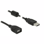 Cabletech USB podaljšek 2.0, A-A 3m s feritom