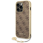 Guess GUHCP14LGF4GBR iPhone 14 Pro 6,1 brown hardcase 4G Charms Collection (GUHCP14LGF4GBR)