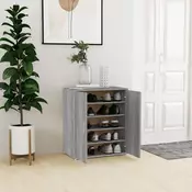 Vidaxl vidaXL Omarica za čevlje, siva, hrast sonoma, 60x35x70 cm