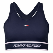 Sportski grudnjak Tommy Hilfiger Mid Int Tape Bra - desert sky