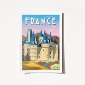Wallity Poster France-1971, 50x70 cm