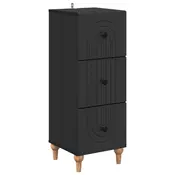 Ormar s ladicama Crna 33 x 34,5 x 90 cm Konstruirano drvo