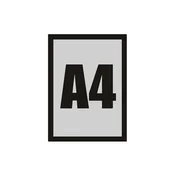 Magnetni okvir A4 (črn)