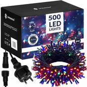 Springos novoletne lučke večbarvne 500 LED 40 + 1,5m