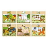 Drvene puzzle životinje
