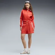 PUMA T7 Pintuck 4 Shorts Women, Clothing, Red Flash, XL