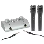 Skytec Mini Karaoke mikrofonski sistem z 2 mikrofonoma