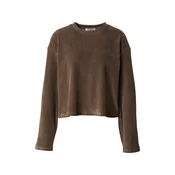 EDITED Majica Kassandra Longsleeve (Corduroy) rjava