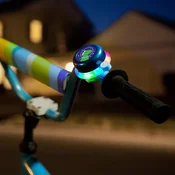 Brightz zvonček za kolo z LED lučko, dino