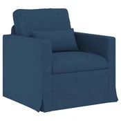 Vidaxl Kavč Modra 78 x 78 x 80 cm blago