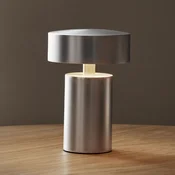 Audo Copenhagen Audo Column namizna svetilka za polnjenje, IP44, aluminij - Dnevna soba/jedilnica - Dizajn - brušeni aluminij - Kovina