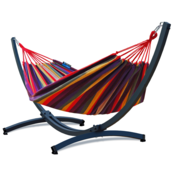 Potenza Stojalo TYTAN + viseča mreža SINGA XL 220x160, večbarvna, premium