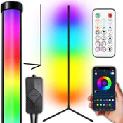 DEXXER lED RGB kotna talna svetilka 132cm APP + daljinski up
