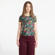 Majice adidas X Liberty London 3 Stripes T-Shirt Black/ Bold Green/ Collegiate Green- Eqt Yellow XS
