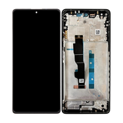 Xiaomi Redmi Note 13 5G 2312DRAABC - LCD zaslon + steklo na dotik + okvir (Stealth Black) OLED