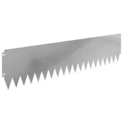 Vidaxl Robovi trave 20 szt. 103 x 25 cm Jeklo Srebrna