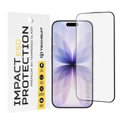 Full body zaščitno steklo Techsuit ESD za iPhone 17 - črno