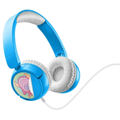 Djecje slušalice Cellularline - Play Patch 3.5 mm, plavo/bijele