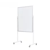 Offishop Dvostrana bela magnetna tabla sa postoljem Lux OF452, 90x120cm