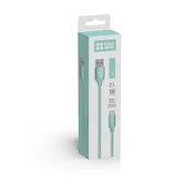 COLORWAY kabel, USB Type-C 1 m, 2,1 A, menta (CW-CBUC003-MT)