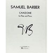 BARBER:CANZONE FOR FLUTE AND PIANO