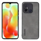 Overboard Ovitek za Xiaomi Redmi 12C, Business, s ploščico za avtomobilske nosilce, svetlo siv