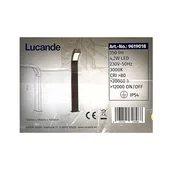 Lucande - LED Zunanja svetilka s senzorjem LENNIK LED/3W/230V IP54