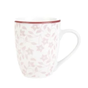 HOMLA Šolja Rubia, Porcelanska, 300 ml, Roze-bela