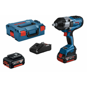 BOSCH Aku udarni odvrtaci GDS 18V-1000 u L-BOXX 136 sa 2 x GBA 18V 5.0Ah/ brzi punjac