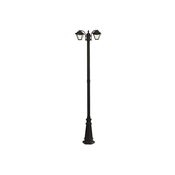 Spoljašnja lampa 2xE27/60W/230V IP44 232 cm crna