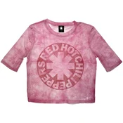 Red Hot Chili Peppers Asterisk Circle Pink M Ženske Majica