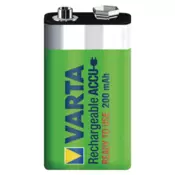 VARTA-56722/1 * 9V PUNJIVA NiMH baterija 200mAh R22