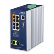 Planet IGS-4215-4UP4T2S IP30 Industrial L2/L4 4-Port 10/100/1000T 802.3bt PoE + 4-Port 10/100/1000T + 2-Port 100/1000X SFP Managed Switch (-40~75 degrees C, 4-port 95W PoE++, 802.3bt/Legacy/Force mode