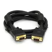 FAST ASIA Kabl VGA M/M 1.8m HQ feritno jezgro crni