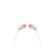 JBL Bubice sa mikrofonom T110 (Bela) 9mm, 20Hz - 20KHz, 3.5mm (cetvoropolni)